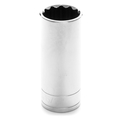 Performance Tool Chrome Socket, 1/2" Drive, 15/16", 12 Point, Deep W32630